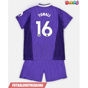 Lacne Dětský Futbalové dres Tottenham Hotspur Sandro Tonali #16 2026-27 Krátky Rukáv - Tretina (+ trenírky)